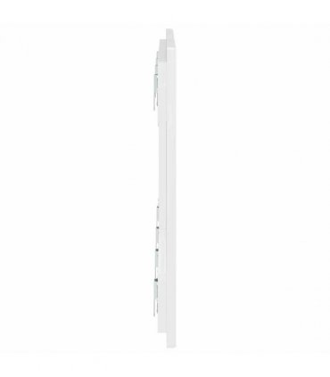 vidaXL Wall-Mounted Headboard ARNHEM High Gloss White Engineered Wood