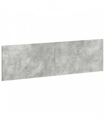 vidaXL Wall-Mounted Headboard HAARLEM Concrete Grey Engineered Wood