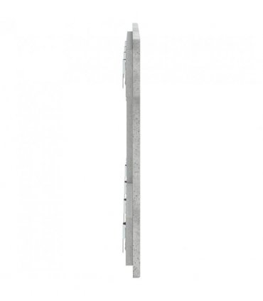 vidaXL Wall-Mounted Headboard HAARLEM Concrete Grey Engineered Wood