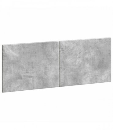 vidaXL Wall-Mounted Headboard BREDA Concrete Grey Engineered Wood