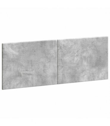 vidaXL Wall-Mounted Headboard BREDA Concrete Grey Engineered Wood