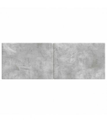 vidaXL Wall-Mounted Headboard BREDA Concrete Grey Engineered Wood
