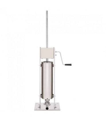 vidaXL Manual Sausage Stuffer Silver 7 L Stainless Steel