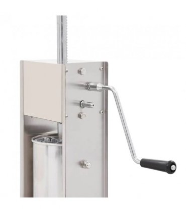 vidaXL Manual Sausage Stuffer Silver 7 L Stainless Steel
