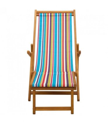 vidaXL Folding Sun Lounger 2 pcs 3 Position Solid Eucalyptus Wood