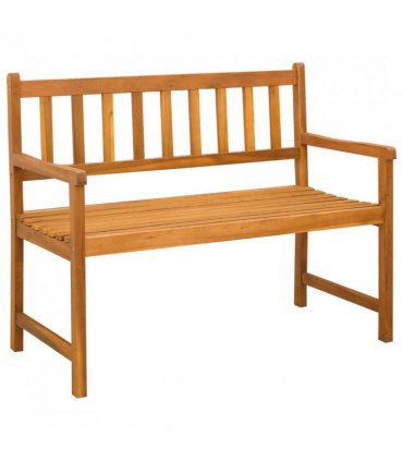 vidaXL Garden Bench 2-Seater 110 x 55 x 90 cm Solid Acacia Wood