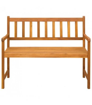 vidaXL Garden Bench 2-Seater 110 x 55 x 90 cm Solid Acacia Wood