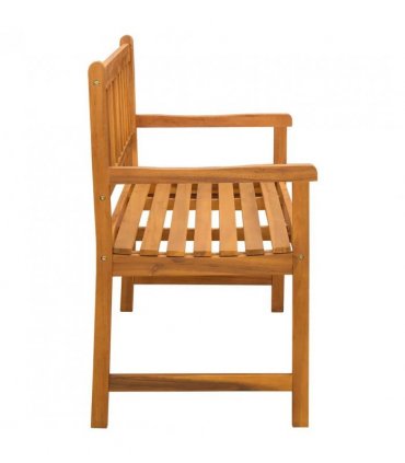 vidaXL Garden Bench 2-Seater 110 x 55 x 90 cm Solid Acacia Wood