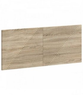vidaXL Wall-Mounted Headboard HAARLEM Sonoma Oak Engineered Wood