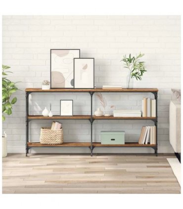 vidaXL Console Table Old Wood 150 x 29 x 75 cm