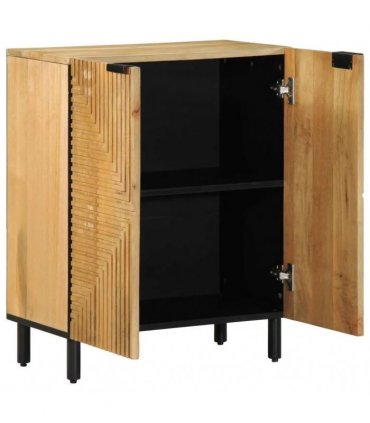 vidaXL Sideboard Brown 60x33x75 cm Solid Wood Mango