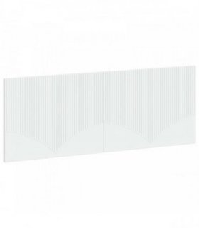 vidaXL Wall-Mounted Headboard HOORN White Engineered Wood
