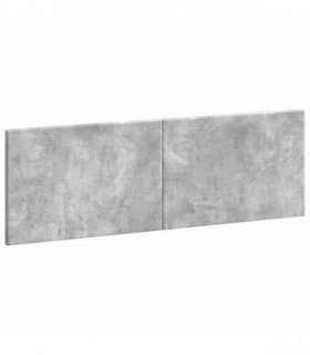 vidaXL Wall-Mounted Headboard BREDA Concrete Grey Engineered Wood