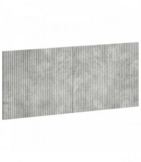 vidaXL Wall-Mounted Headboard ARNHEM Concrete Grey Engineered Wood