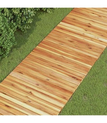 vidaXL Garden Pathway 3 pcs Natural 200 x 50 cm Solid Acacia Wood