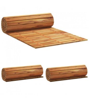 vidaXL Garden Pathway 3 pcs Natural 200 x 50 cm Solid Acacia Wood