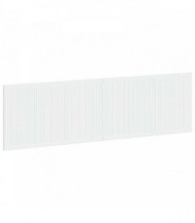 vidaXL Wall-Mounted Headboard EDE White Engineered Wood