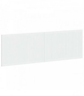 vidaXL Wall-Mounted Headboard EDE White Engineered Wood
