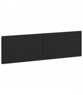 vidaXL Wall-Mounted Headboard ZWOLLE Black Engineered Wood