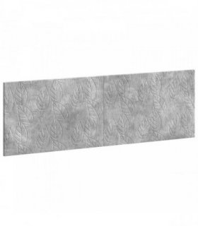 vidaXL Wall-Mounted Headboard DELFT Concrete Grey Engineered Wood