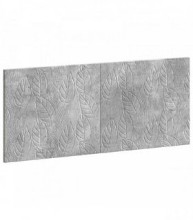 vidaXL Wall-Mounted Headboard DELFT Concrete Grey Engineered Wood