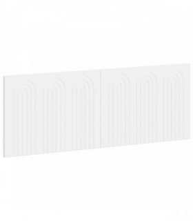 vidaXL Wall-Mounted Headboard ALKMAAR White Engineered Wood