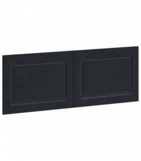vidaXL Wall-Mounted Headboard UTRECHT Black Engineered Wood