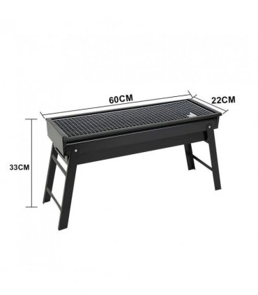 Large Portable Folding BBQ Grill Charcoal Barbecue Outdoor Patio Garden Party