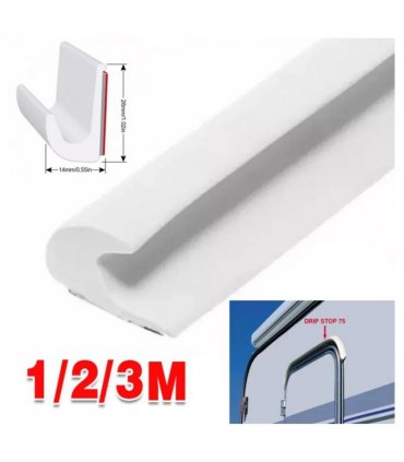 1 2 3 Meter Drip Stop Door Gutter Rain Deflector Caravan Motorhome Camper Van-1M