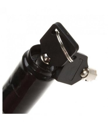 U Shaped Bike Lock Plum Pin W/ Two Keys Heavy Duty Cable