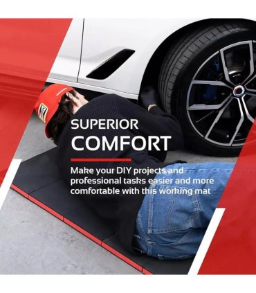 3in1 Mechanics Mat Large Folding Garage Kneeling Laying Foam Work Mat 25mm Thick