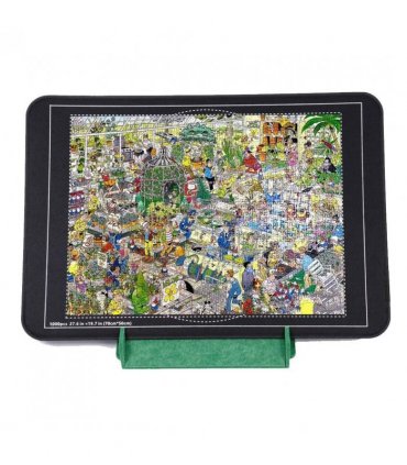 NEW Jigsaw Puzzle Board 1000 Pieces, 32"x22" Storage with 6 Sorting Trays & Cover UK