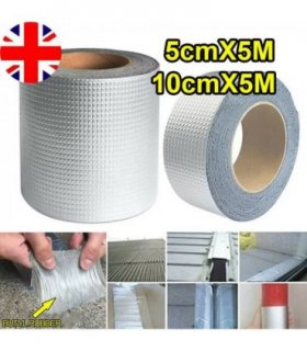 Super Waterproof Tape Butyl Magic Leak Roof Pipe Repair Tape Adhesive Sealant-5m*10cm*1mm