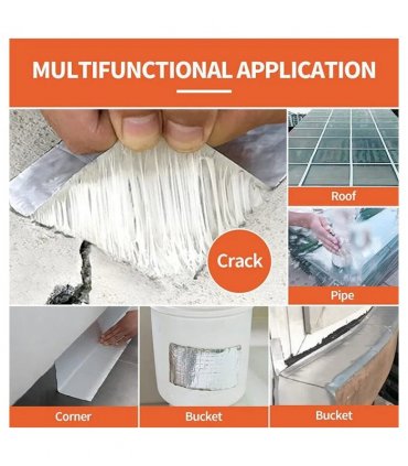 Super Waterproof Tape Butyl Magic Leak Roof Pipe Repair Tape Adhesive Sealant-5m*10cm*1mm