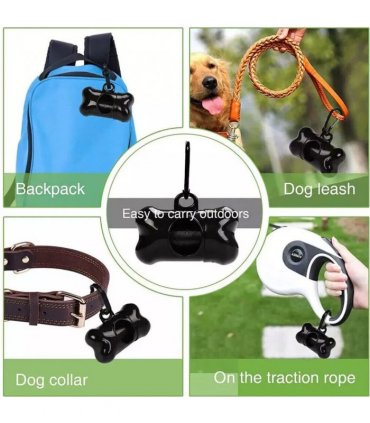 1100x Dog Poo Bags Biodegradable Pet Cat Dog Poop Waste Bags with Dispenser UK NEW