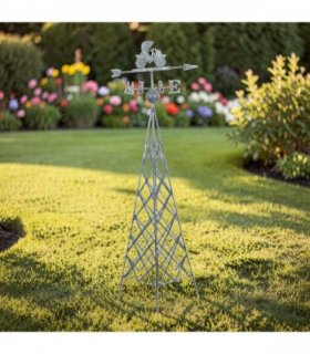 AcaciaHome Durable & Vintage Weather Vane, Weather-Resistant, Eye-Catching Yard Decor