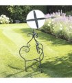 AcaciaHome Durable & Vintage Armillary Sphere Metal Garden Sculpture - Weatherproof Garden Ornament, Decorative Plant Support with Patina Finish for Garden, Porch & Flower Beds