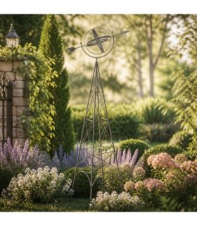 AcaciaHome Durable & Vintage Armillary Weather Vane, Weather-Resistant, Eye-Catching Yard Decor