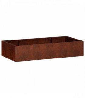 vidaXL Retaining Wall 6 pcs 200 x 100 x 30 cm Weathering Steel Rusty