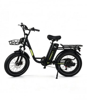 UK Warehouse In Stock, Koolux X7 Fat Tire E‑Bike, 750W Peak Motor, Kenda Tires, Hydraulic Brakes, 48V 20Ah Long Range, Black Electric Bicycle