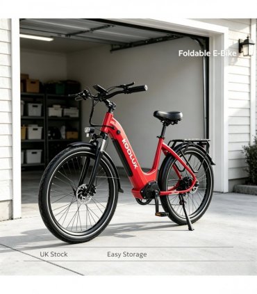 KOOLUX X2 Step‑Through Electric Bike, 500W Motor 48V 15Ah Battery, 26 Inch Kenda Tires Hydraulic Disc Brake, Adult Urban Commuter E‑Bike, UK Warehouse Stock
