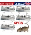 5x Set Tunnel Mole Trap | Heavy Duty Metal Quick and Effective Dual Entry New UK