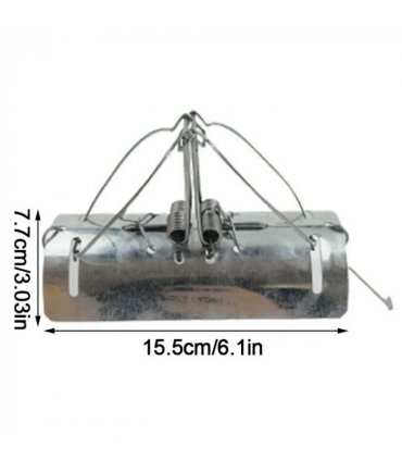 5x Set Tunnel Mole Trap | Heavy Duty Metal Quick and Effective Dual Entry New UK