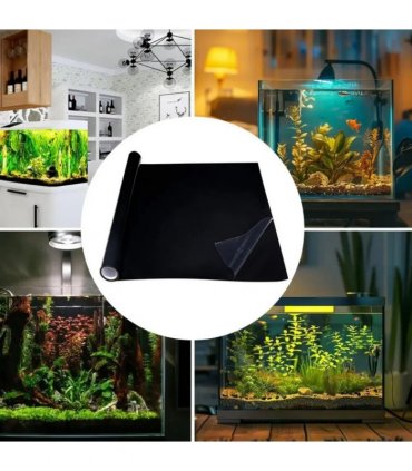 Aquarium Background Static Cling Black Fish Tank Background Wallpaper Fish Tank