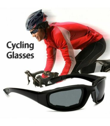 3 Pair Motorcycle Biker Riding Glasses Anti UV Wind Resistant Padded Sunglasses