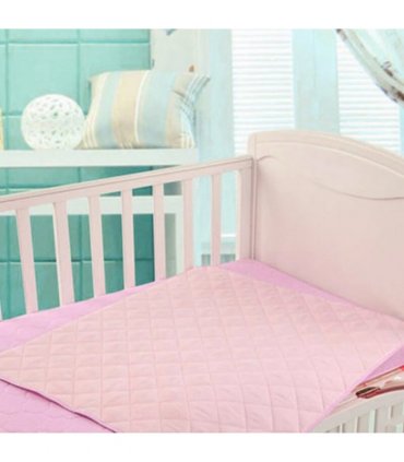 Washable Absorbent Incontinence Bed Pads Mats Sheet Mattress Reusable Protector-Pink 70*120cm