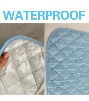 Washable Absorbent Incontinence Bed Pads Mats Sheet Mattress Reusable Protector-Pink 70*120cm