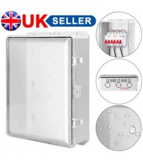 Junction Box Clear Cover Outdoor Dustproof Enclosure Boxes Weatherproof Electric