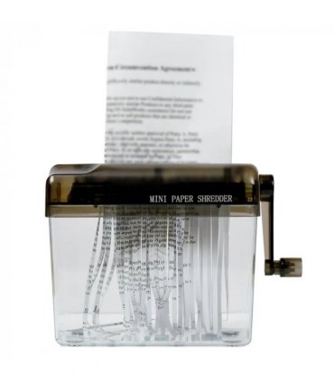 Portable A6 Paper Hand Shredder Manual Straight Cut Home Office-A6