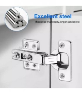 10X Quality Full Overlay 35mm Soft Close Hinges Kitchen Cabinet Cupboard Door UK